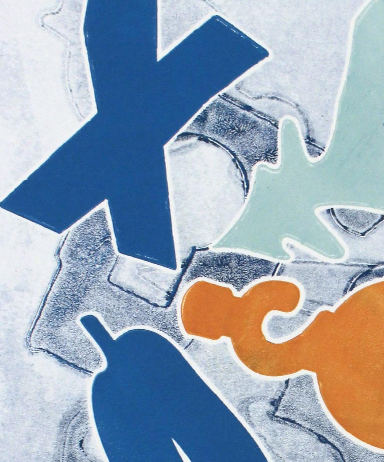 Gravure d'art, monotype, impression unique, impression à la main, 