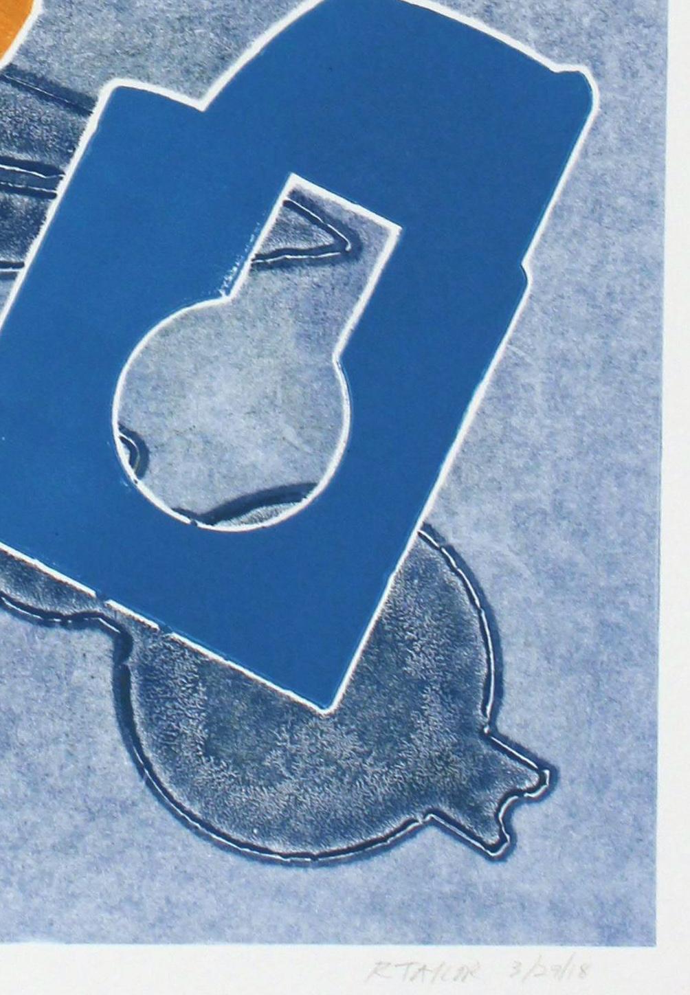Tirage d'art, monotype, tirage unique, imprimé à la main, 