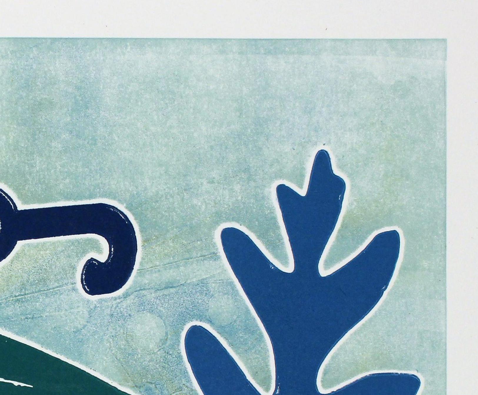 Gravure d'art, monotype, impression unique, impression à la main, 