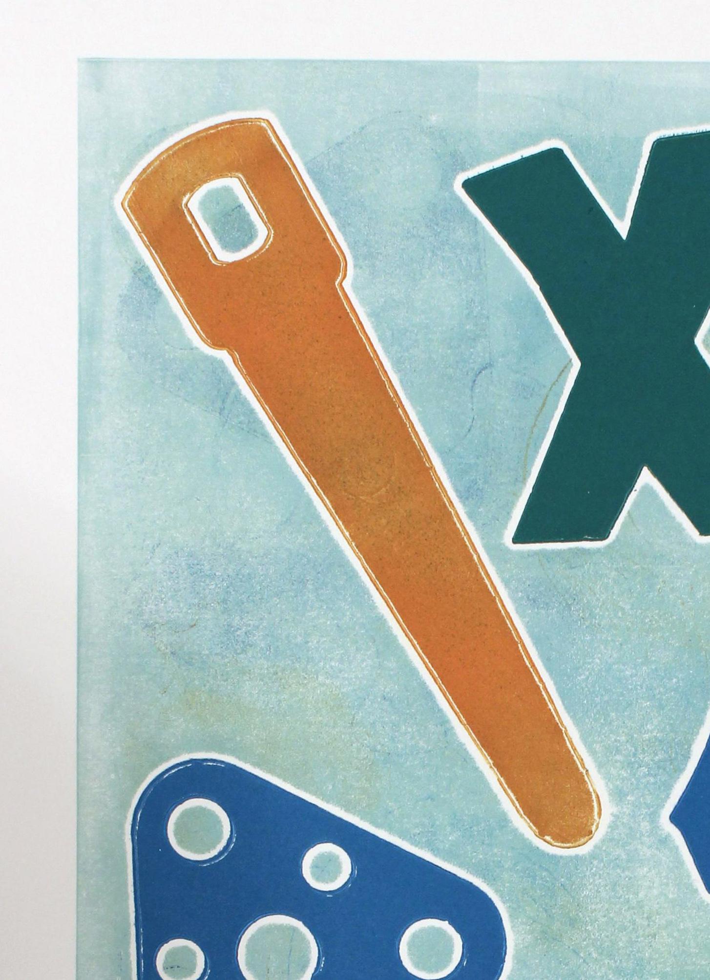 Gravure d'art, monotype, impression unique, impression à la main, 