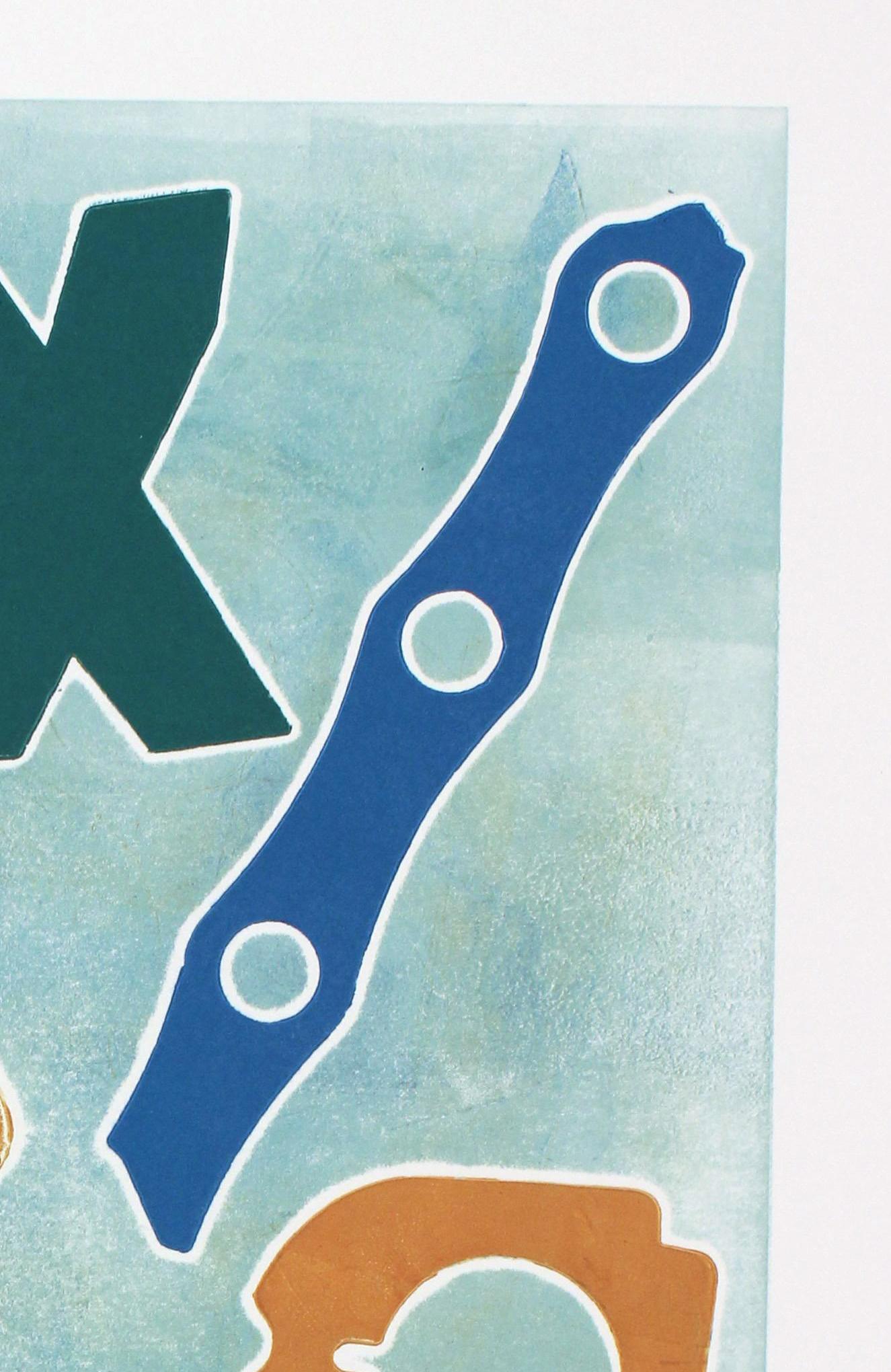 Gravure d'art, monotype, impression unique, impression à la main, 