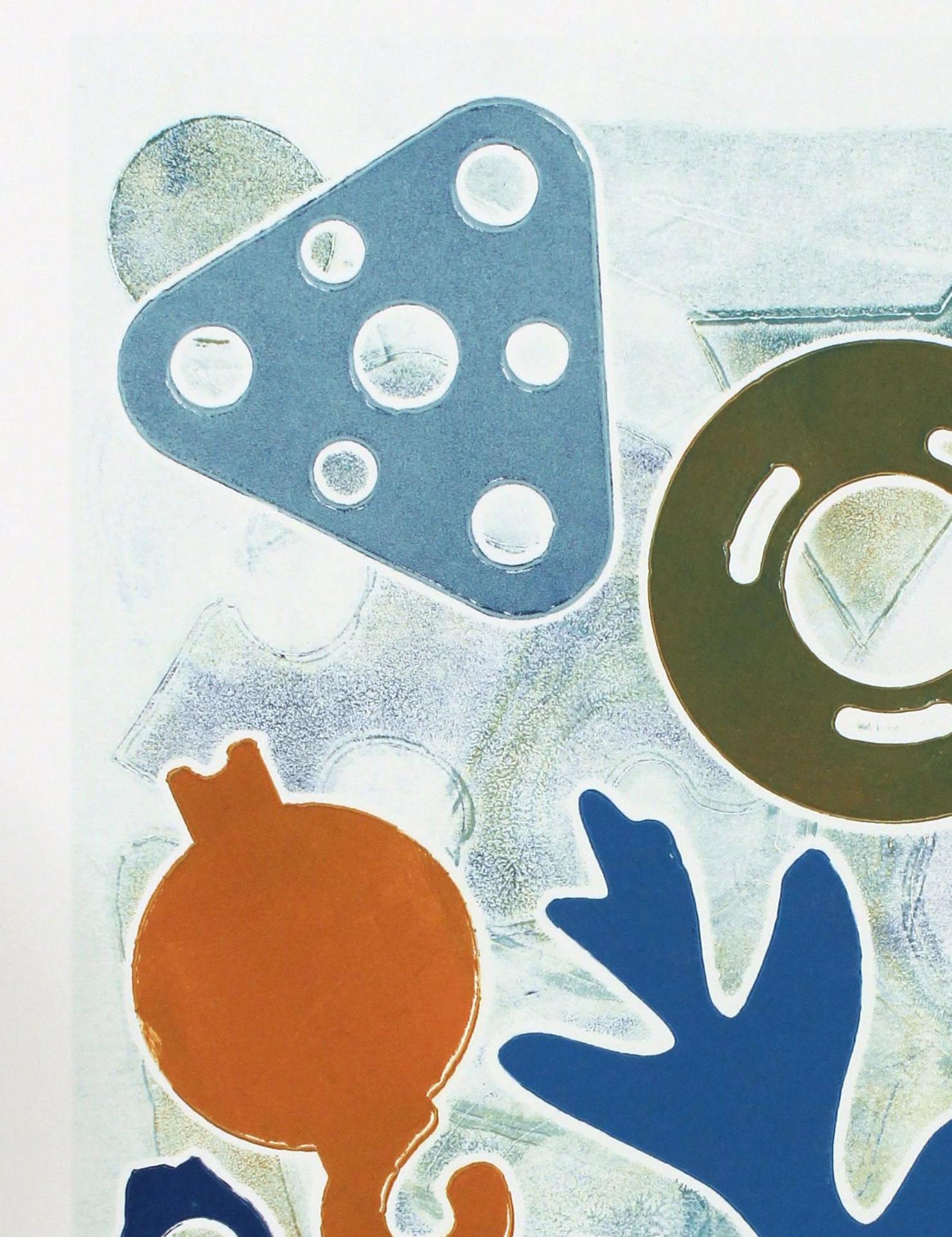 Gravure d'art, monotype, impression unique, impression à la main, 