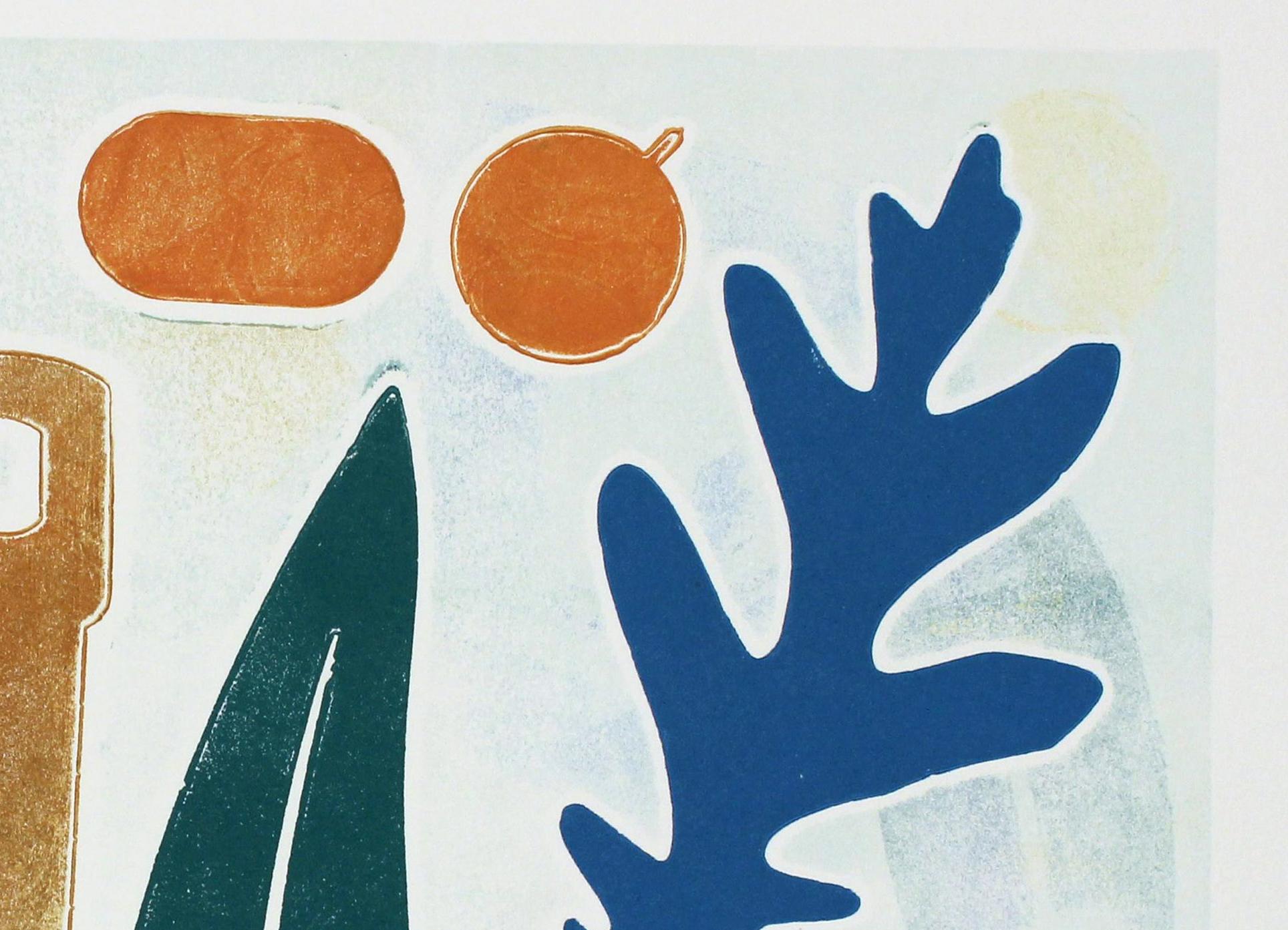 Fine art print, mono print, monotype, unique print, hand printed, “Jazz 189” (Abstrakt), Print, von Richard Taylor