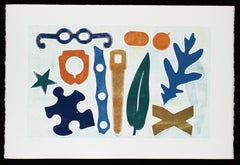 Fine art print, mono print, monotype, unique print, hand printed, “Jazz 189”