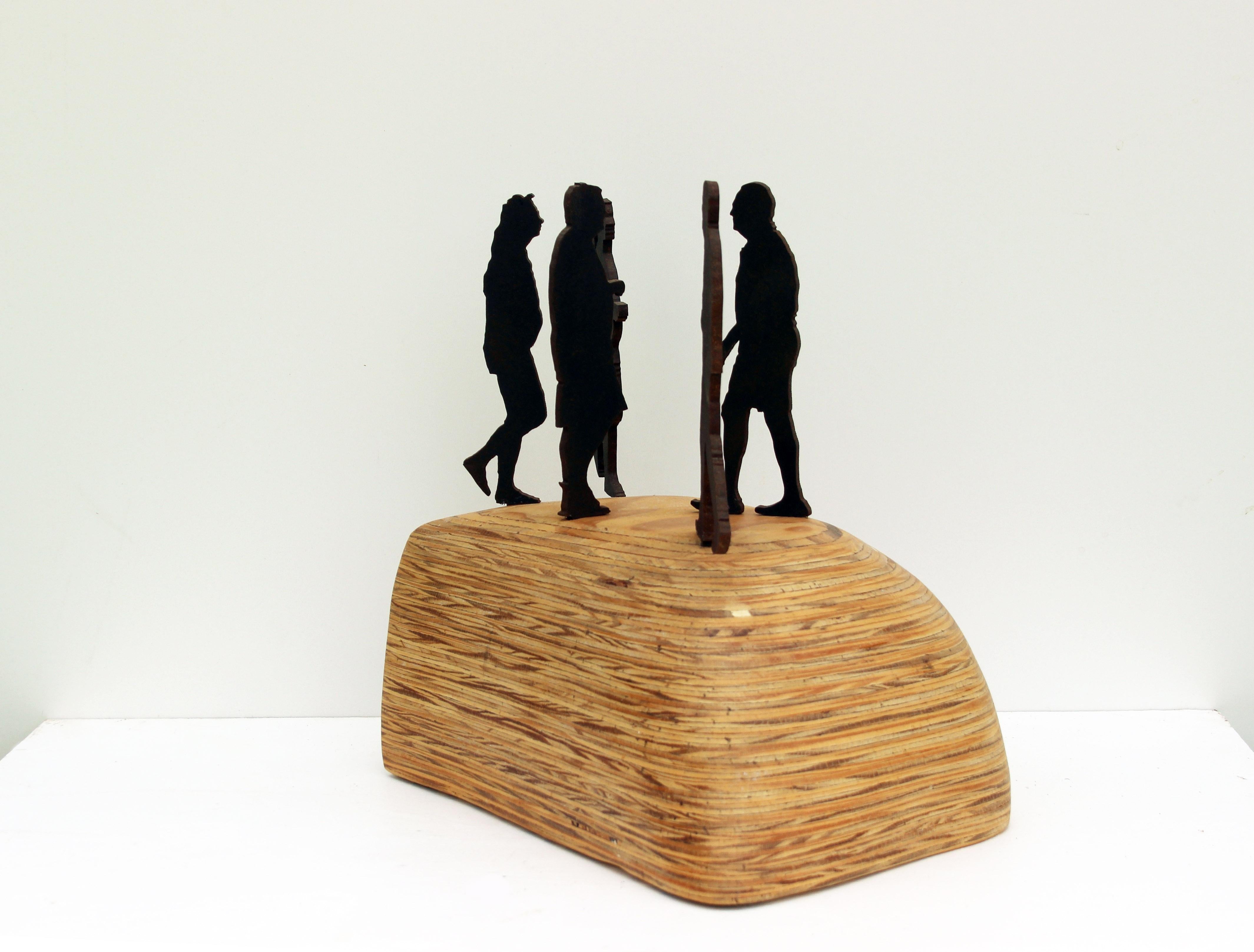 Rassemblement 8 - Contemporain Sculpture par Richard Taylor