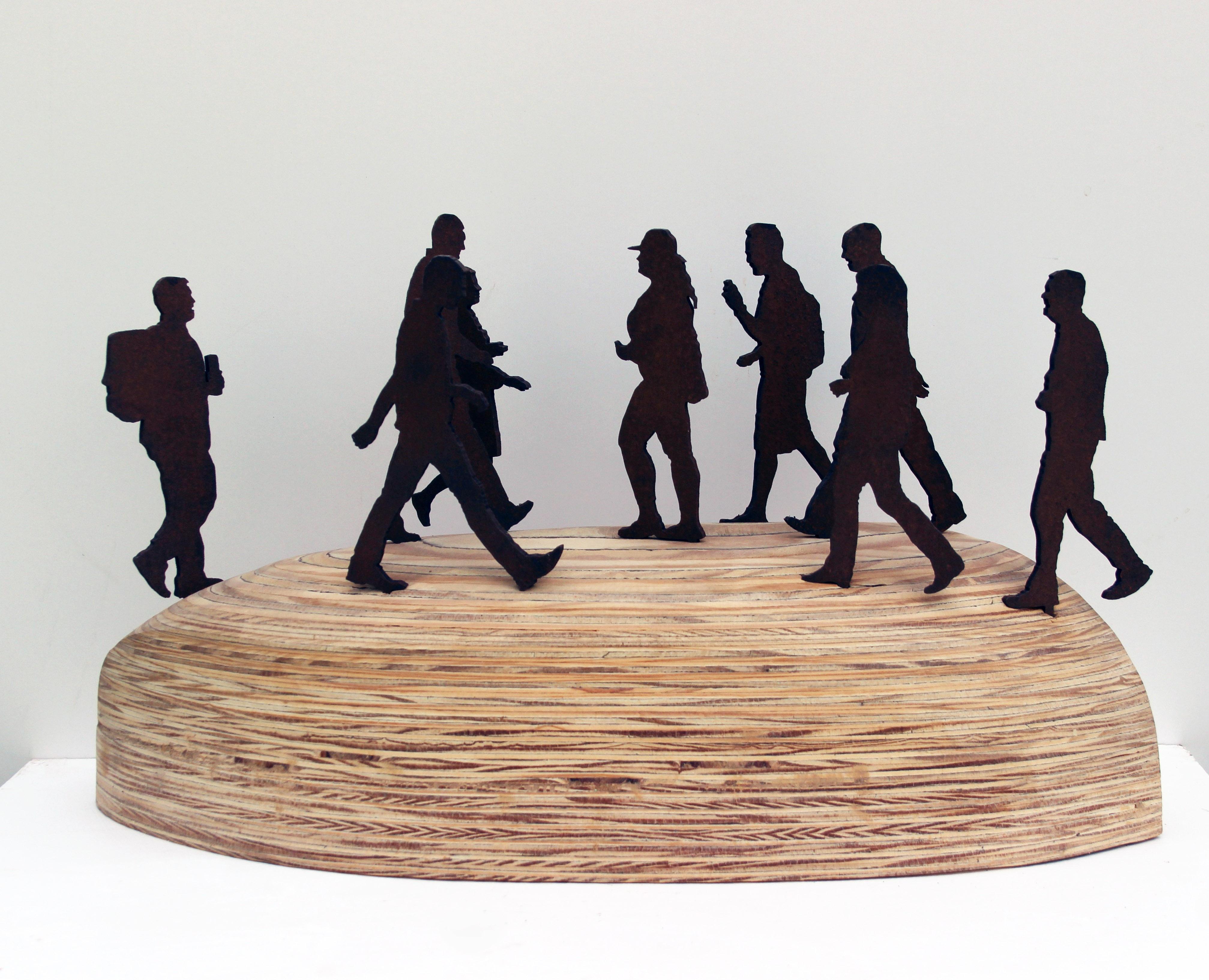 Abstract Sculpture Richard Taylor - Rassemblement 9