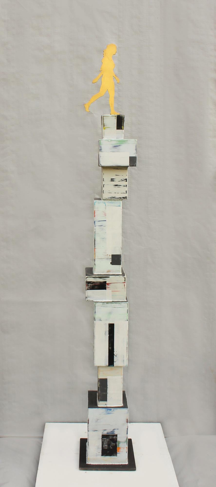 Acier, feuille d'or, peinture émaillée, vernis.

Richard Taylor déclare à propos de sa série de sculptures 