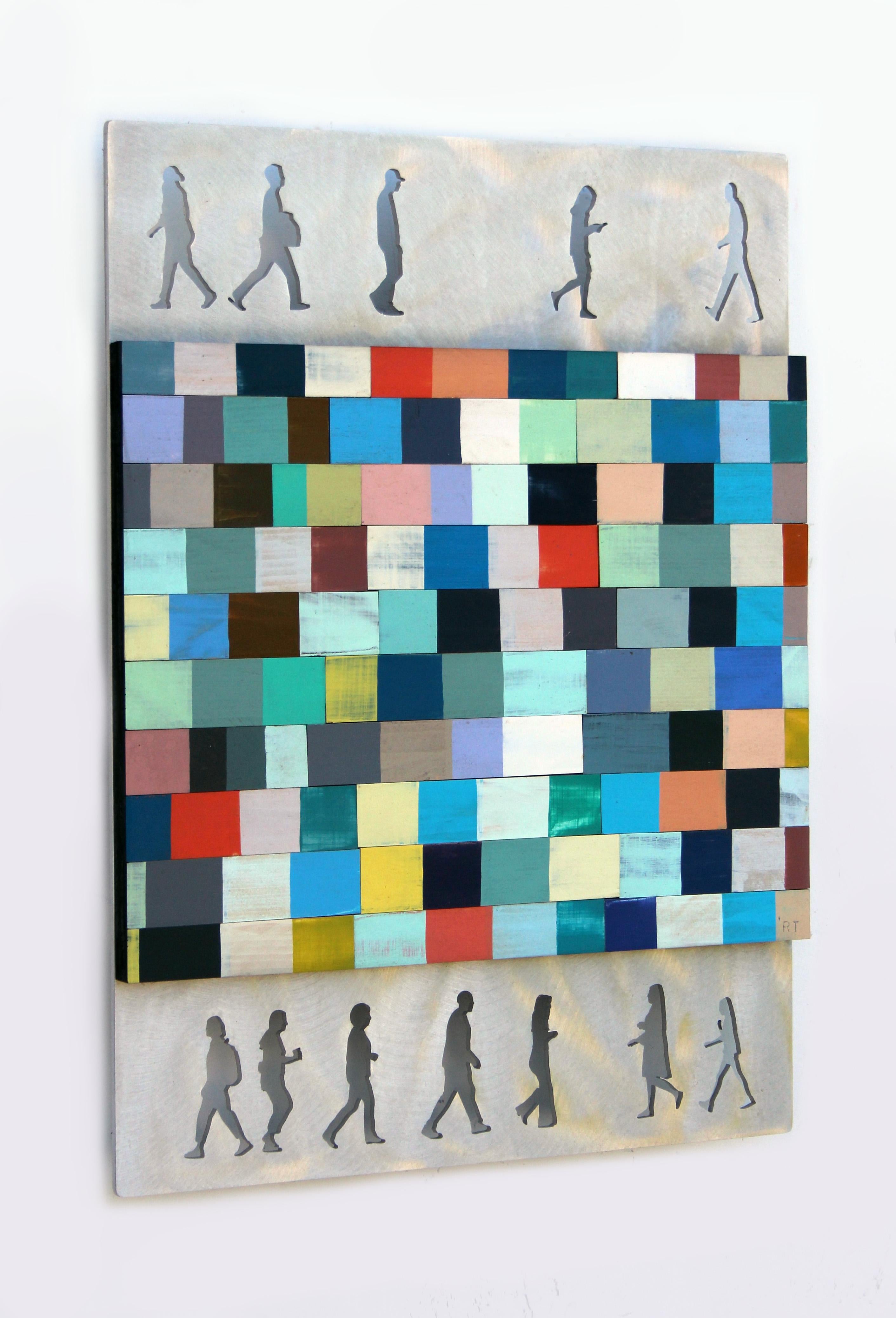En mouvement 1 - Contemporain Sculpture par Richard Taylor