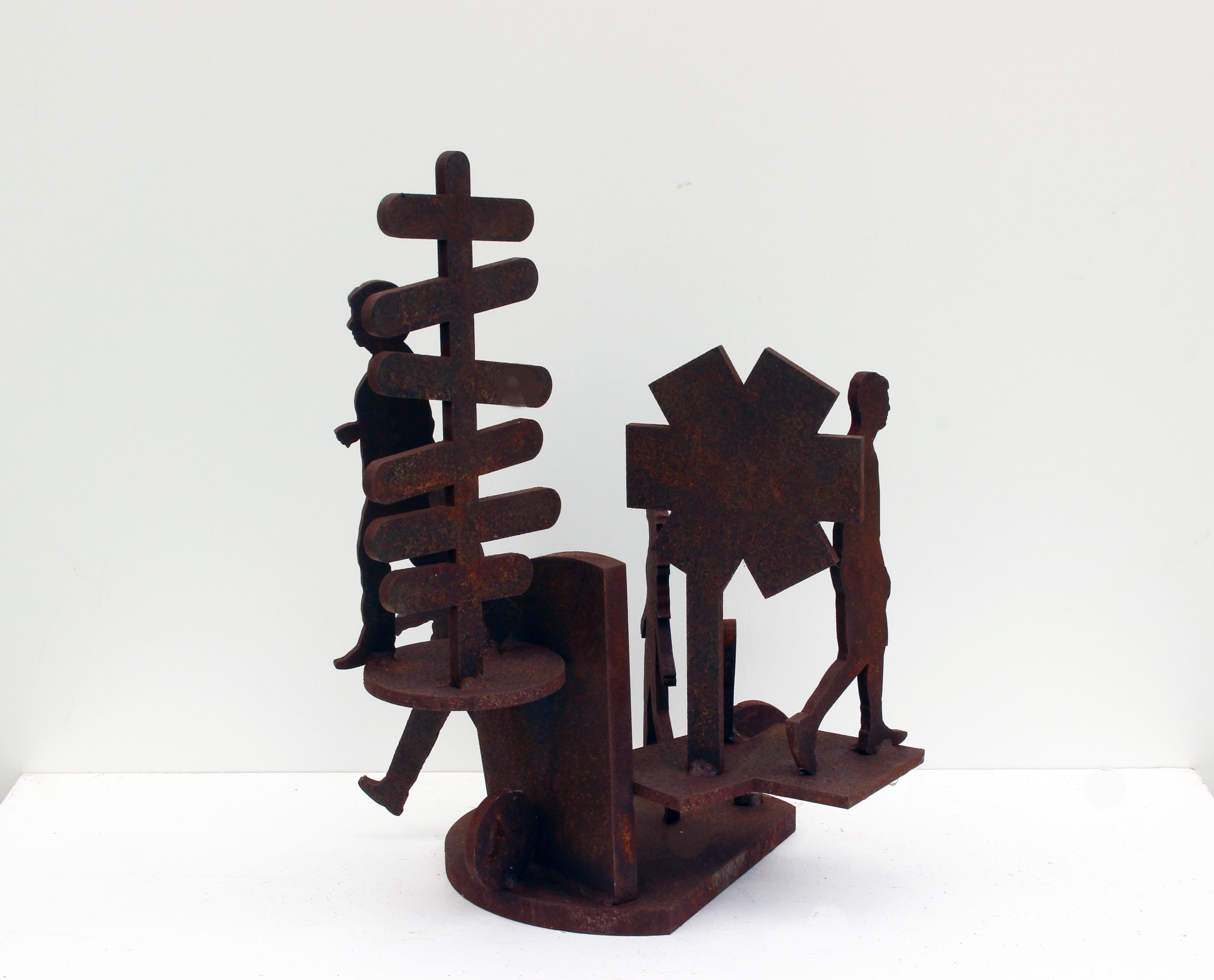 Small Townes 2 - Sculpture de Richard Taylor