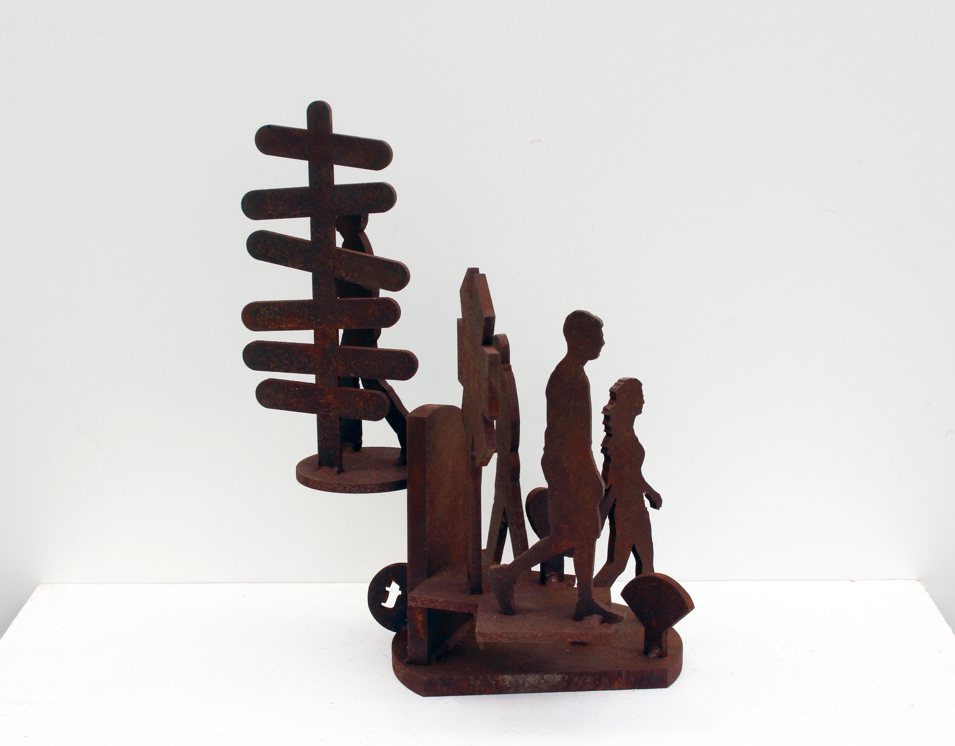 Small Townes 2 - Contemporain Sculpture par Richard Taylor