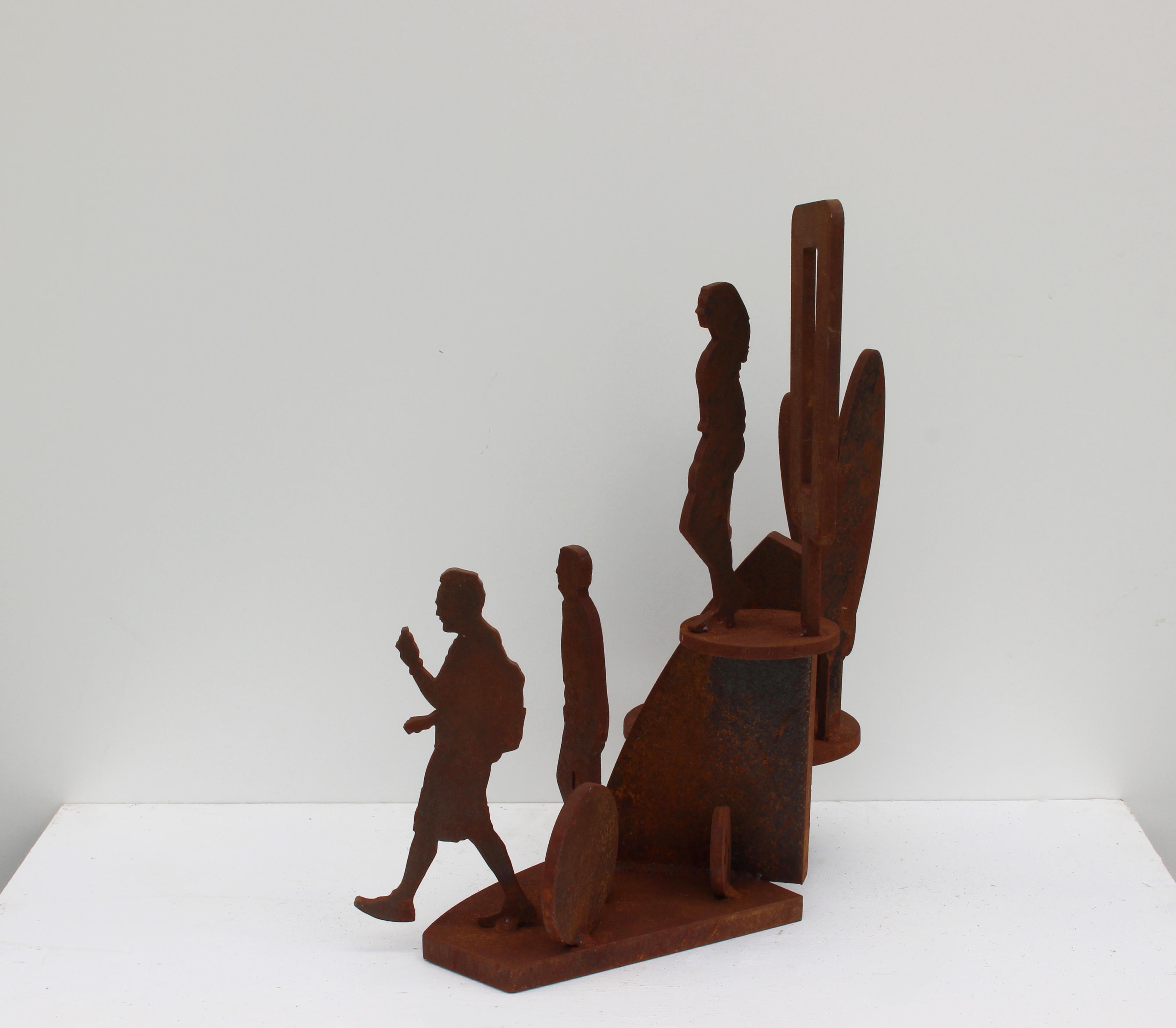 Small Townes 3 - Contemporain Sculpture par Richard Taylor