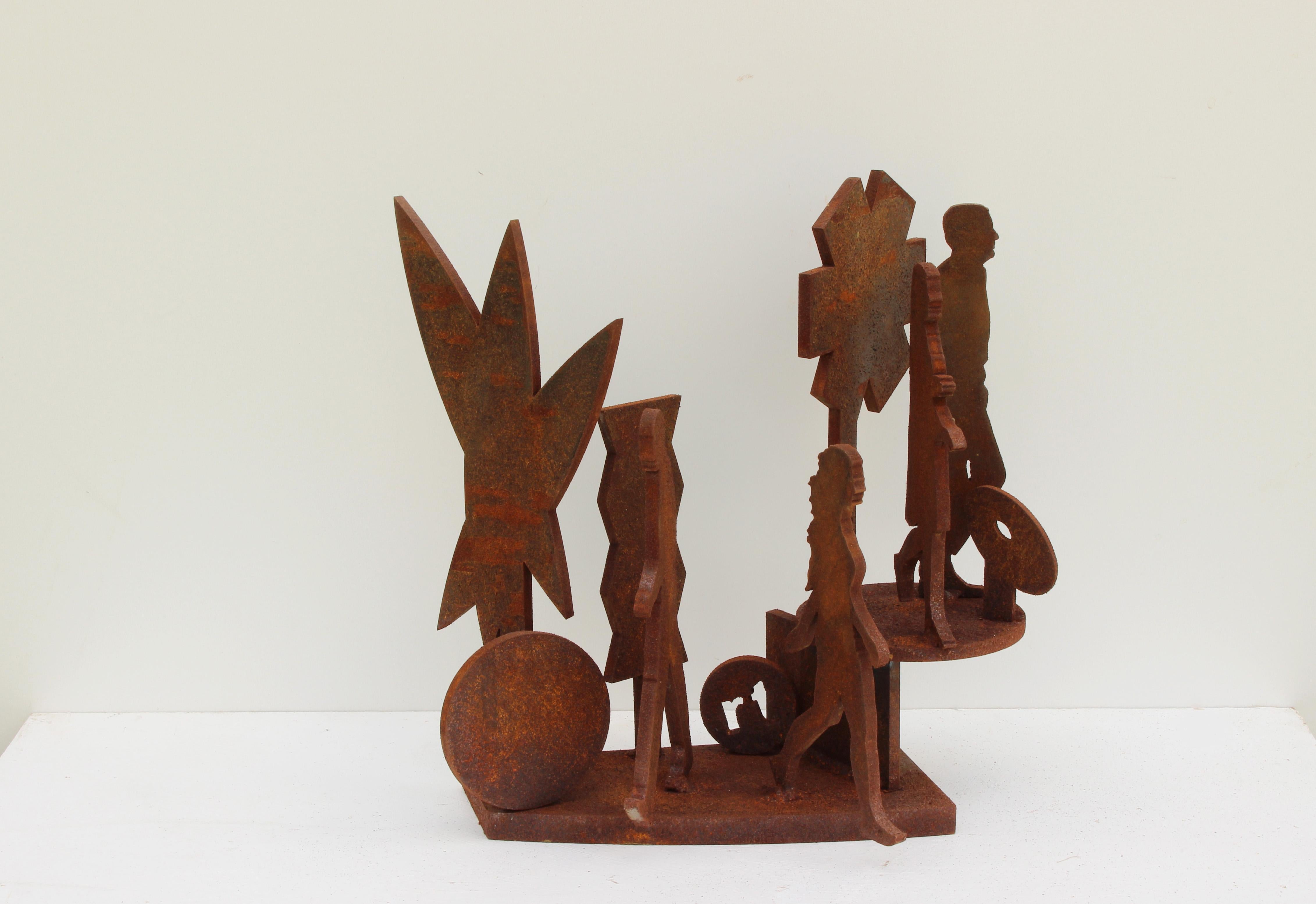 Small Townes 5 - Contemporain Sculpture par Richard Taylor