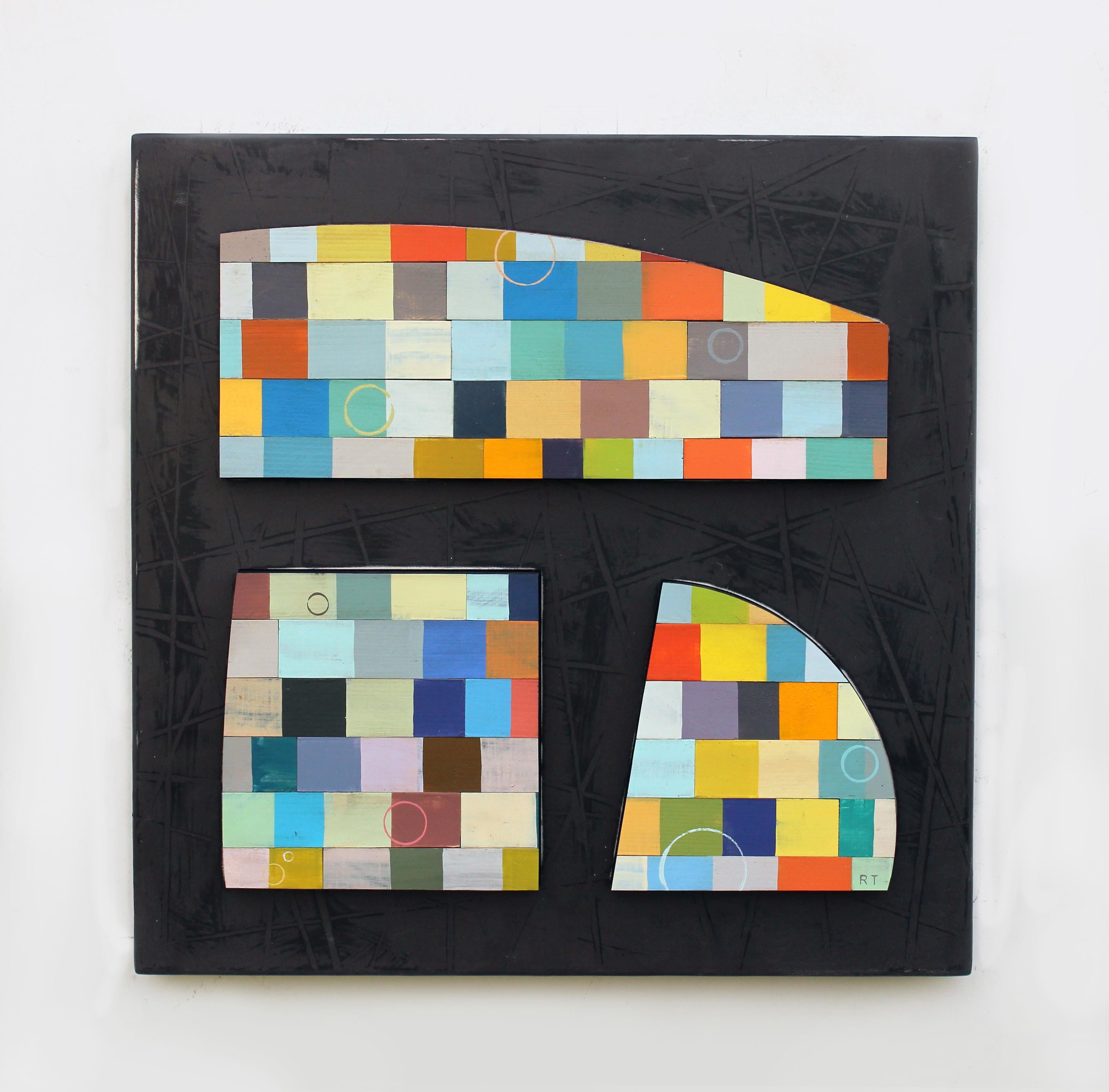 Richard Taylor Abstract Painting - Solar System 1