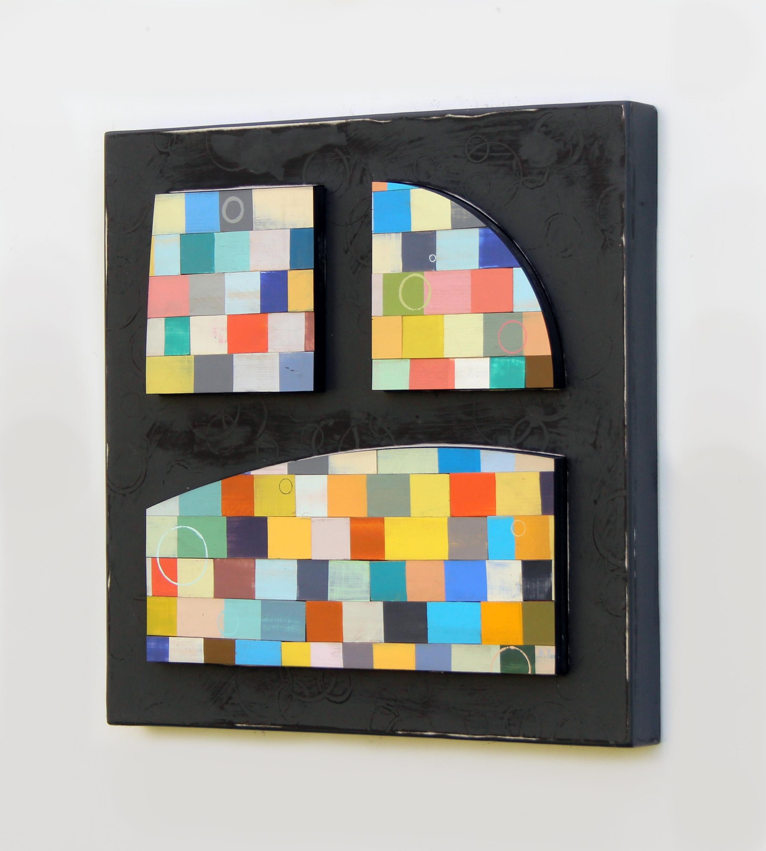 Solar System 3 - Contemporary Painting by Richard Taylor