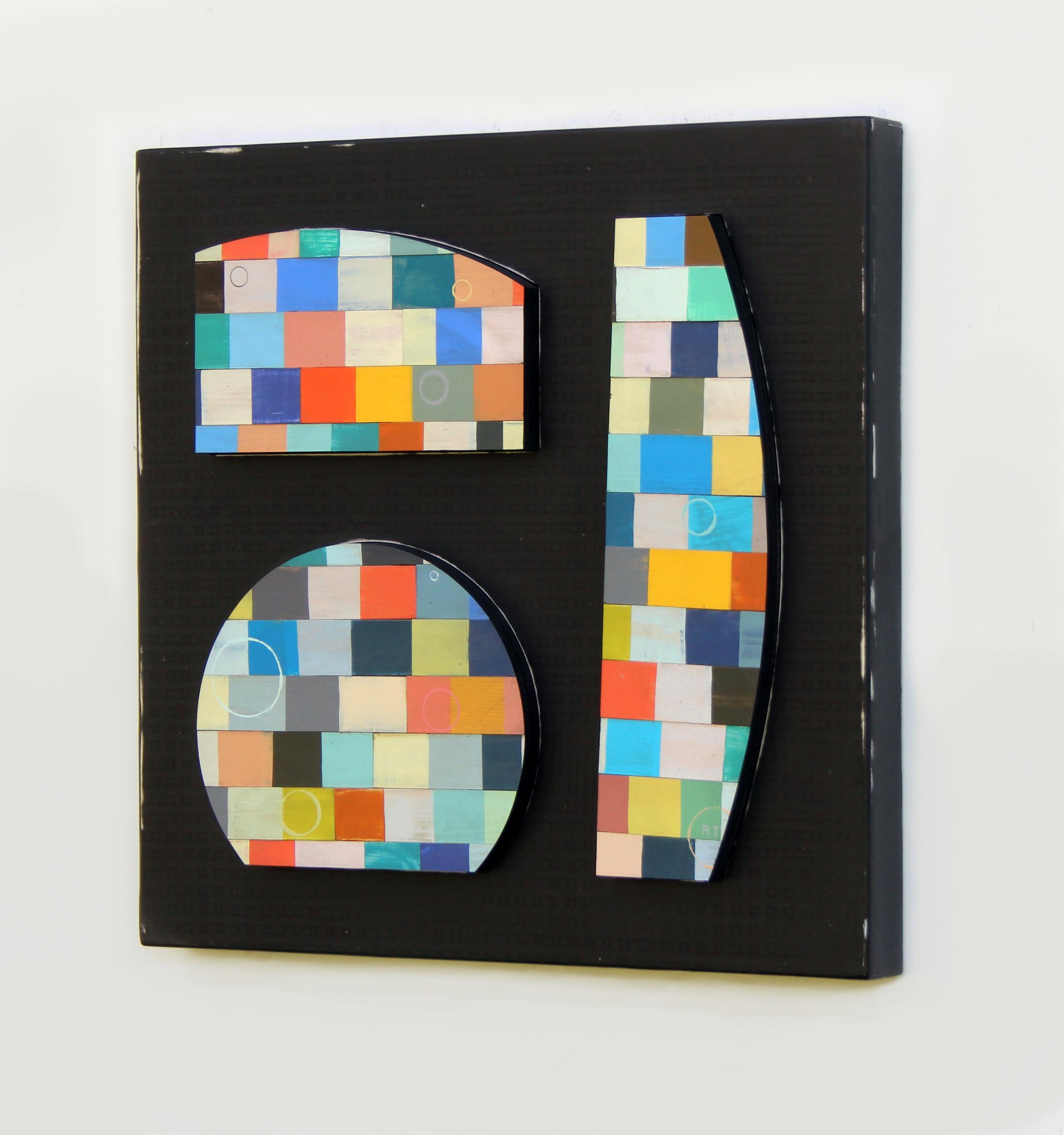 Solar System 4 - Contemporary Painting by Richard Taylor