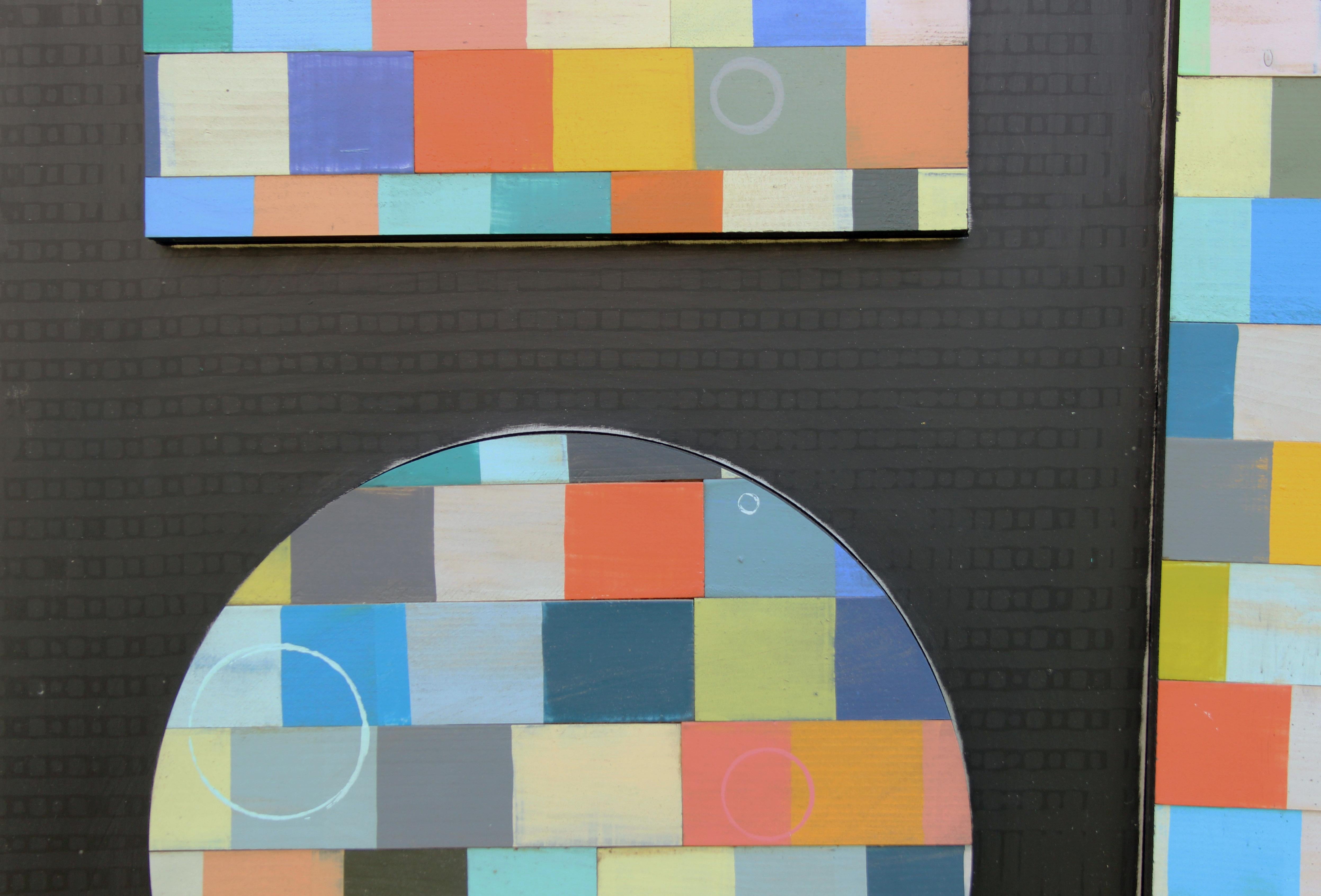 Solar System 4 - Gray Abstract Painting by Richard Taylor