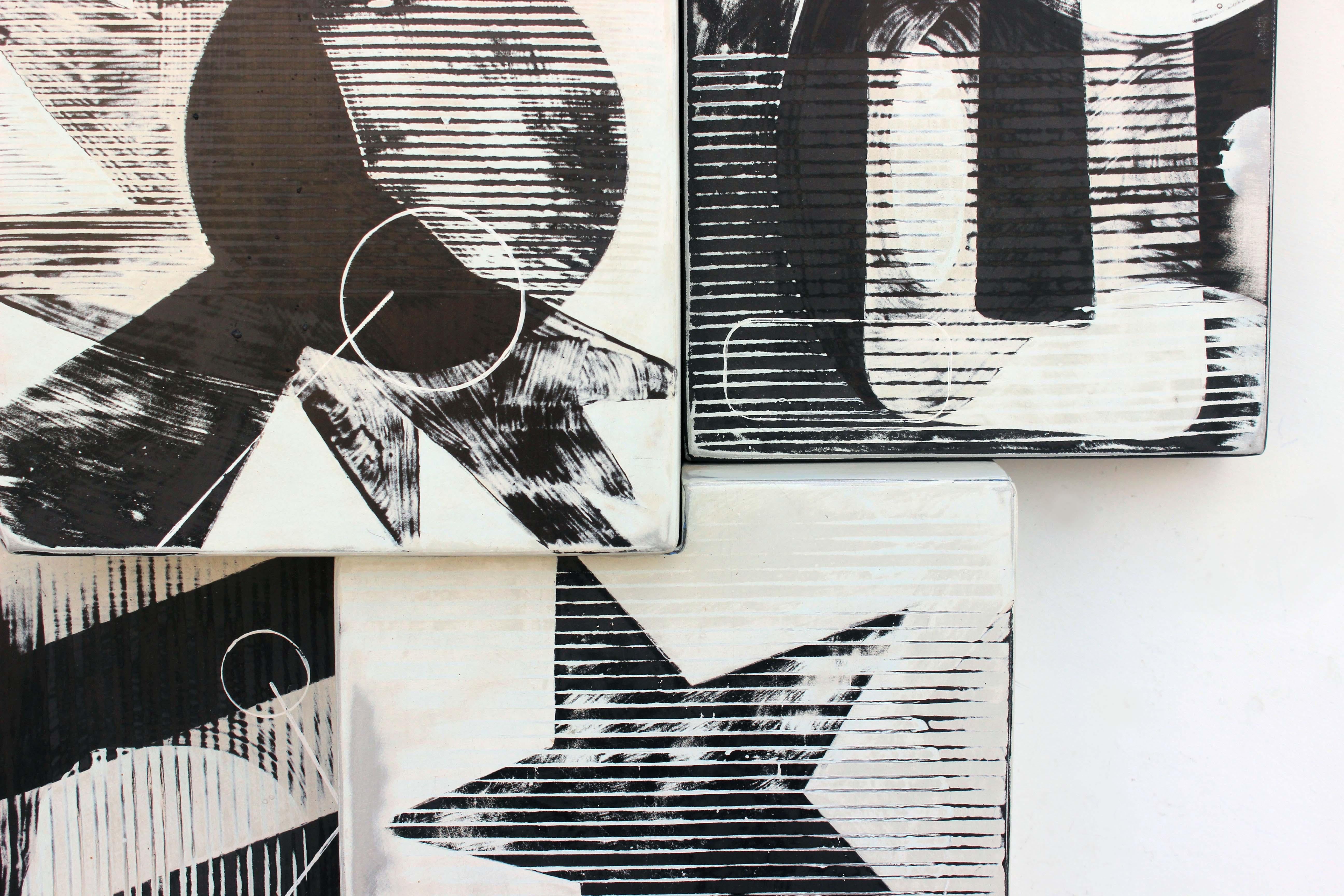 Sylvania 13 - Gray Abstract Sculpture by Richard Taylor