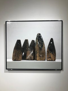 Dad and the Boys, acrylic on panel