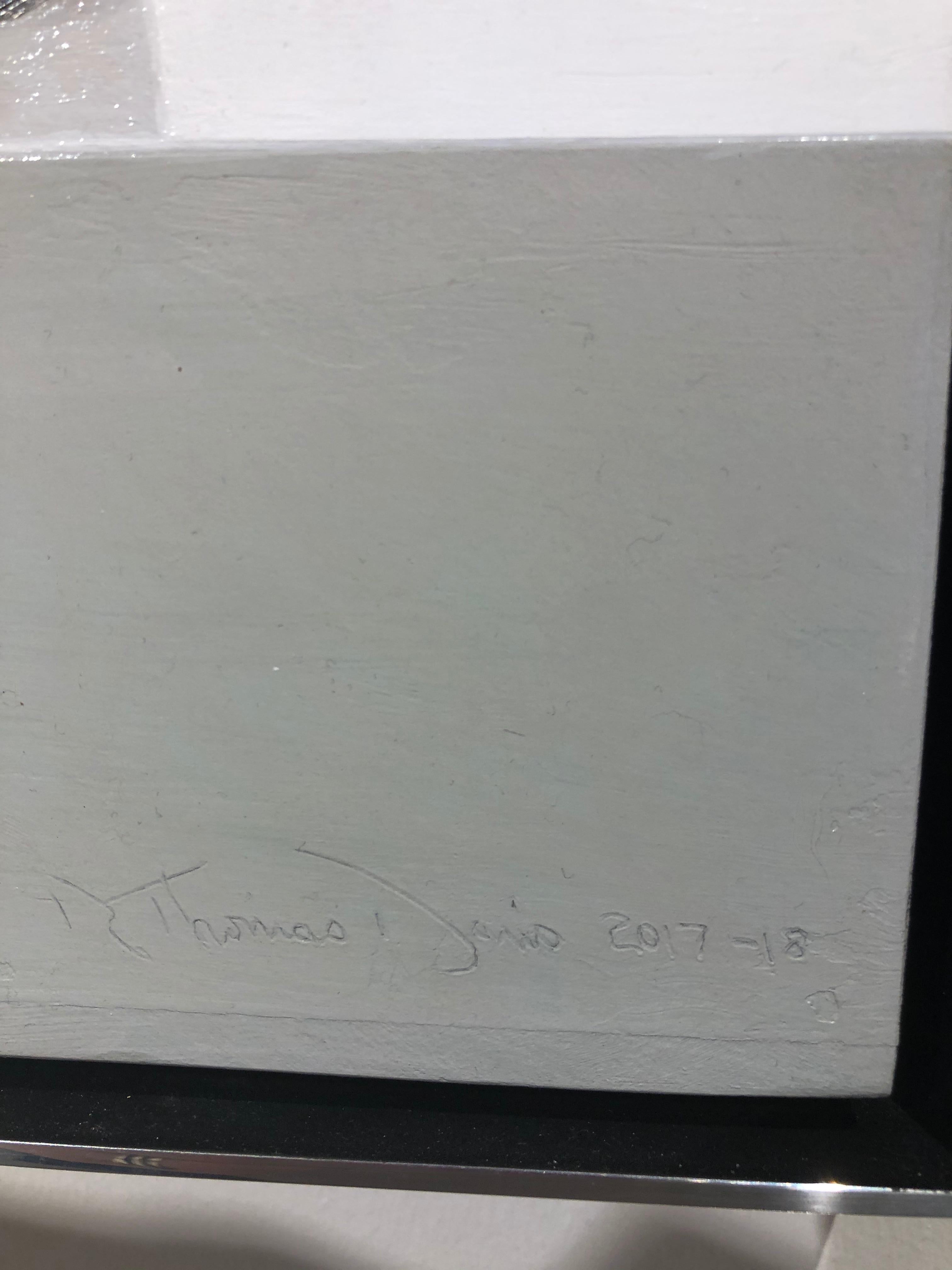 Richard Davis’ Dad and the Boys painting is a tour de force of high realism. His objects seem ready to spring to life. Davis produces very few paintings and most are sought by collectors. He has won international acclaim. 
“I give a tangible, almost