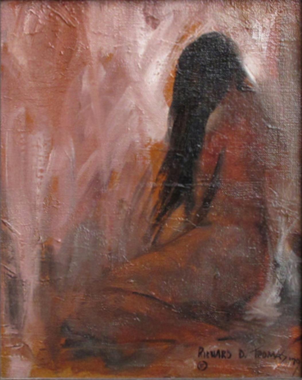 Nude Study - Impressionist Painting by Richard Thomas