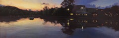 "Twilight" - Nocturne - Landscape Painting - American Realism - Wyeth