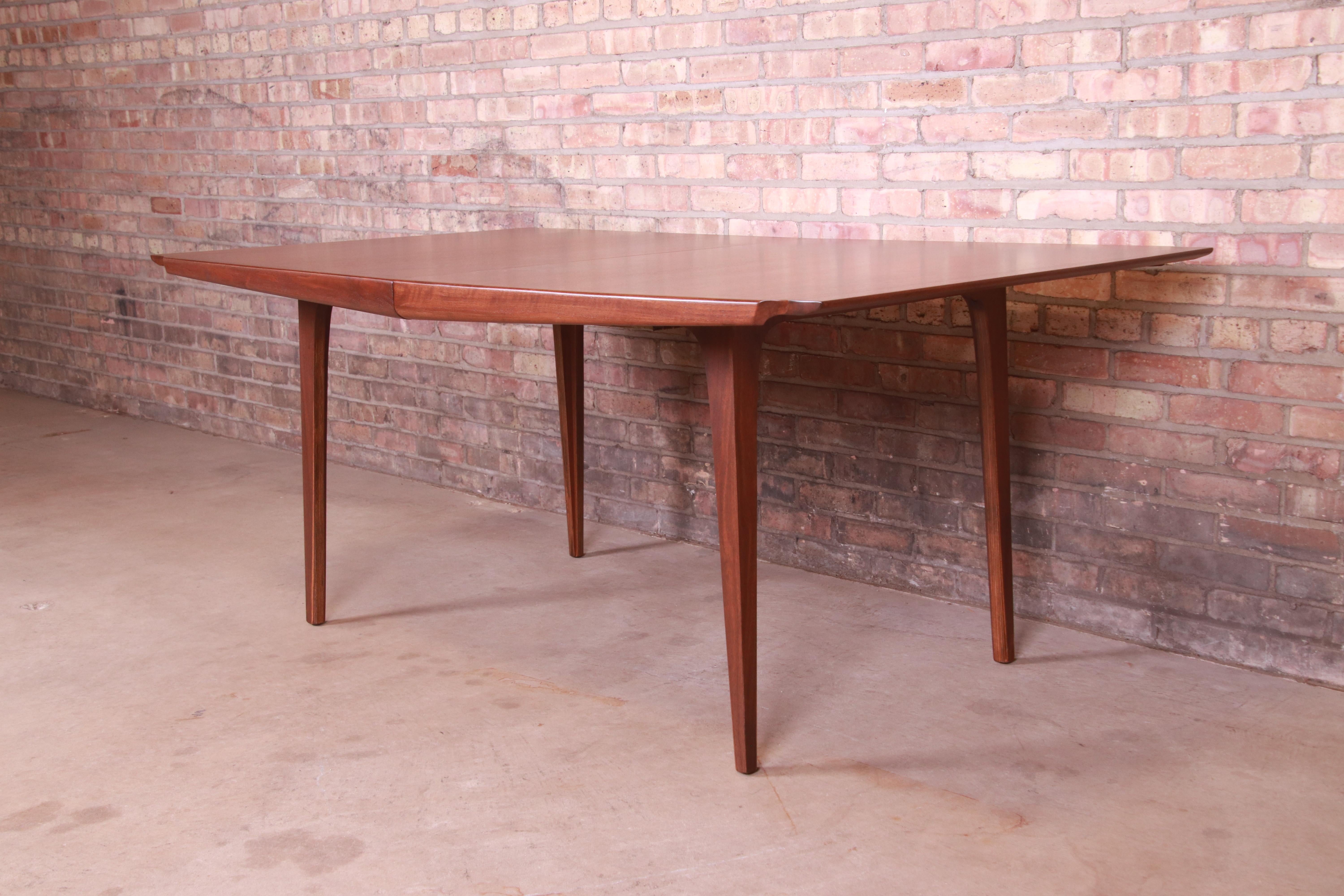 Richard Thompson for Glenn of California Walnut Dining Table, Newly Refinished 6