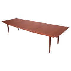 Richard Thompson for Glenn of California Walnut Dining Table, Newly Refinished
