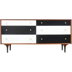 Richard Thompson Lacquered and Walnut Dresser for Glenn of California