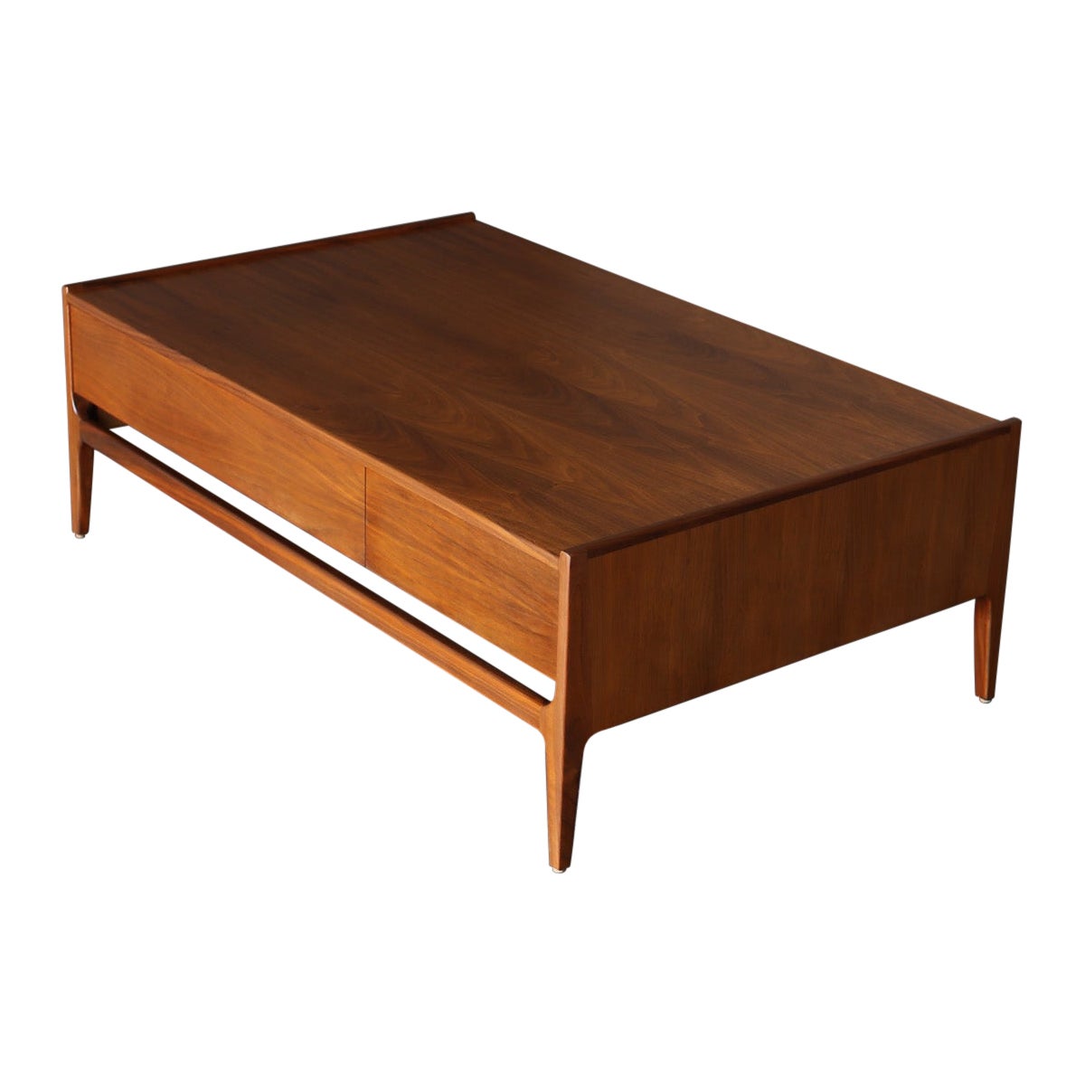 Richard Thompson Walnut Coffee Table for Glenn of California, c.1965