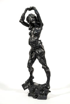 The Pleiades-Electra 4/12 - emotive, nude, female, figurative, bronze statuette