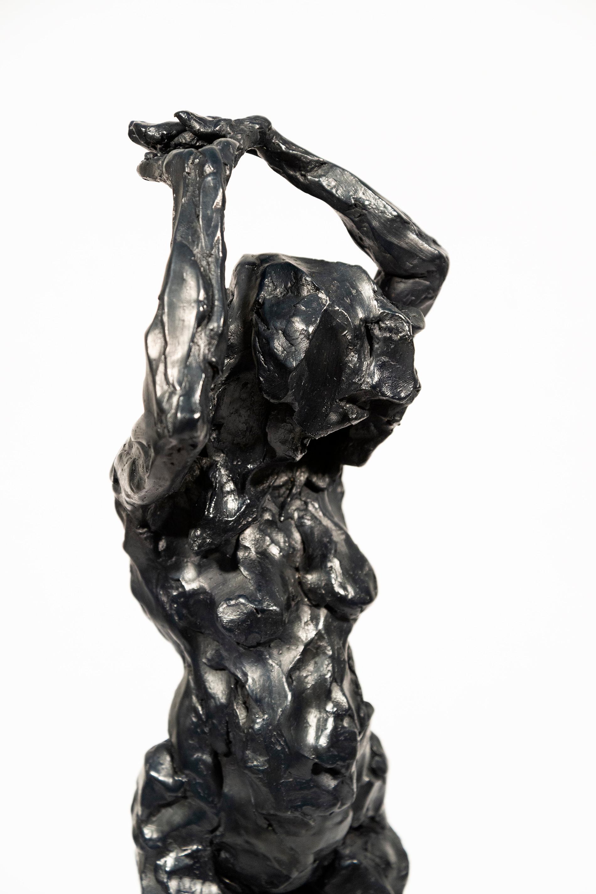 The Pleiades-Electra 4/12 - émotif, nu, féminin, figuratif, statuette en bronze en vente 3