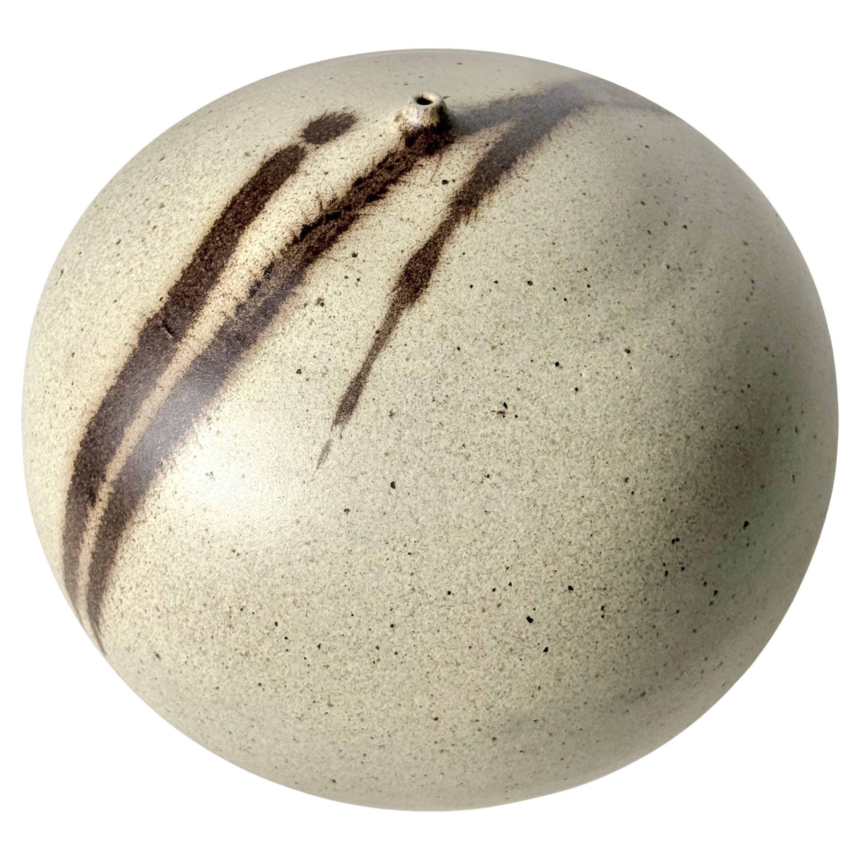 Richard Tuck Large Studio Pottery Weed Pot Twig Vase Wabi Sabi Modernist Vessel For Sale