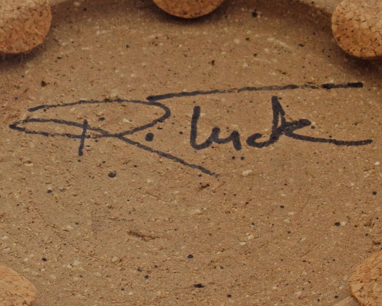 Richard Tuck Signed Studio Pottery Oversized Vase For Sale at 1stDibs