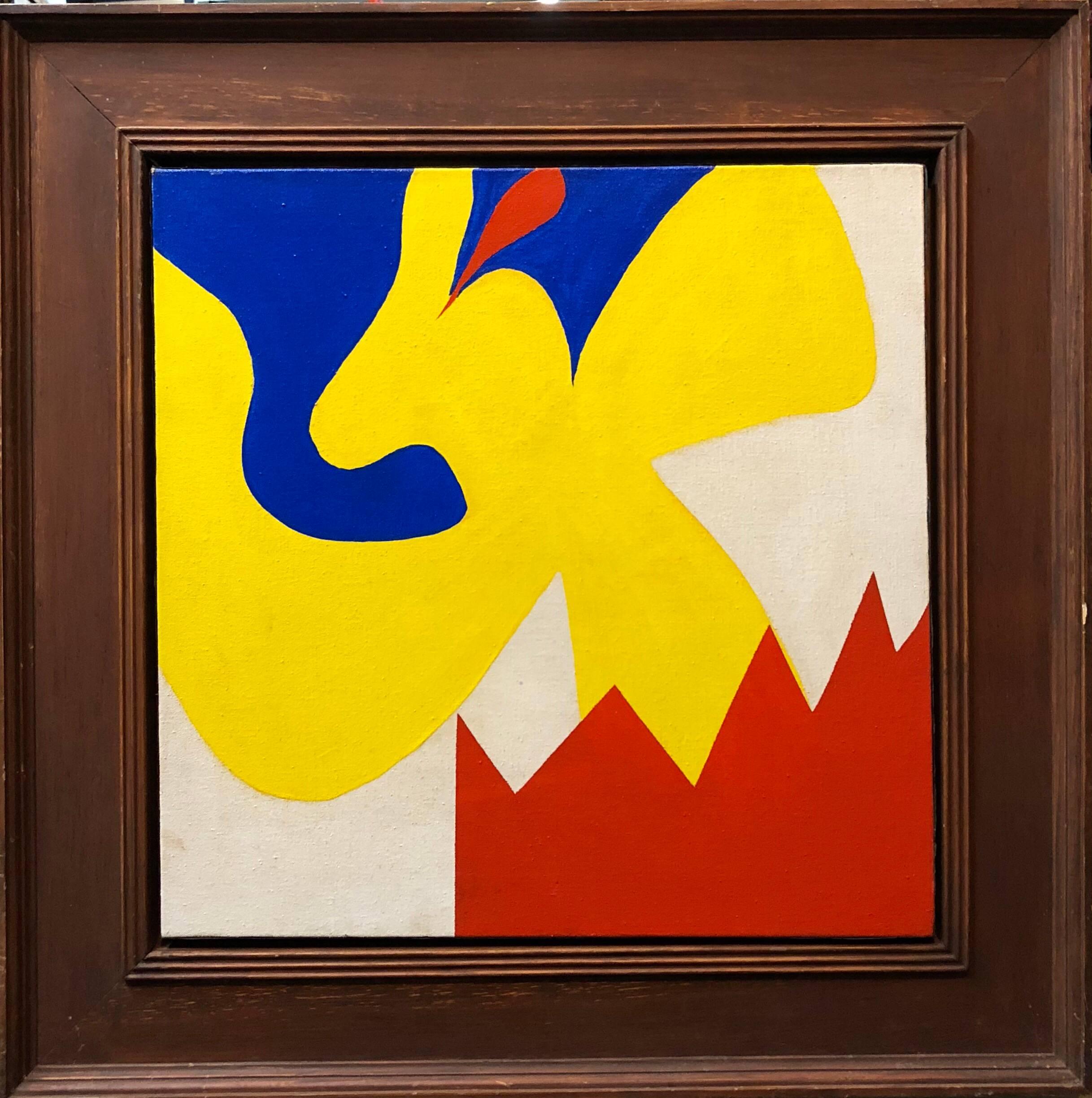 JESTERS LAMENT XI 1963 Abstraktes expressionistisches Gemälde Tibor de Nagy Galerie – Painting von Richard Tum Suden
