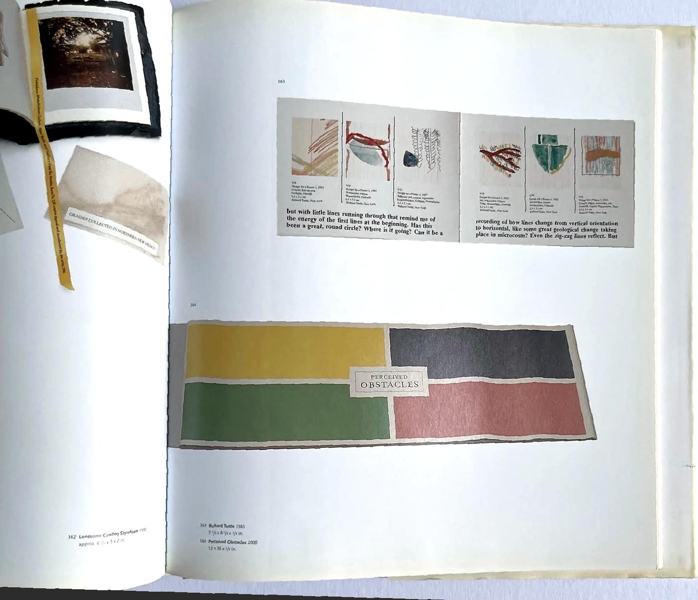 Hardback Monograph: The Art of Richard Tuttle (Hand signed, dated and inscribed) For Sale 14