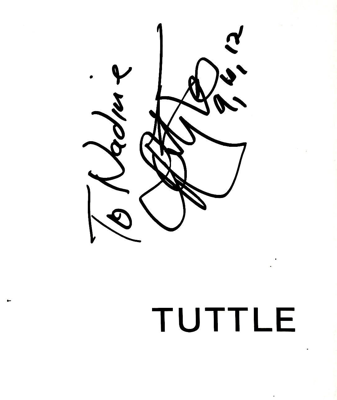 Monographie Hardback : The Art of Richard Tuttle (signée à la main, datée et inscrite) en vente 1