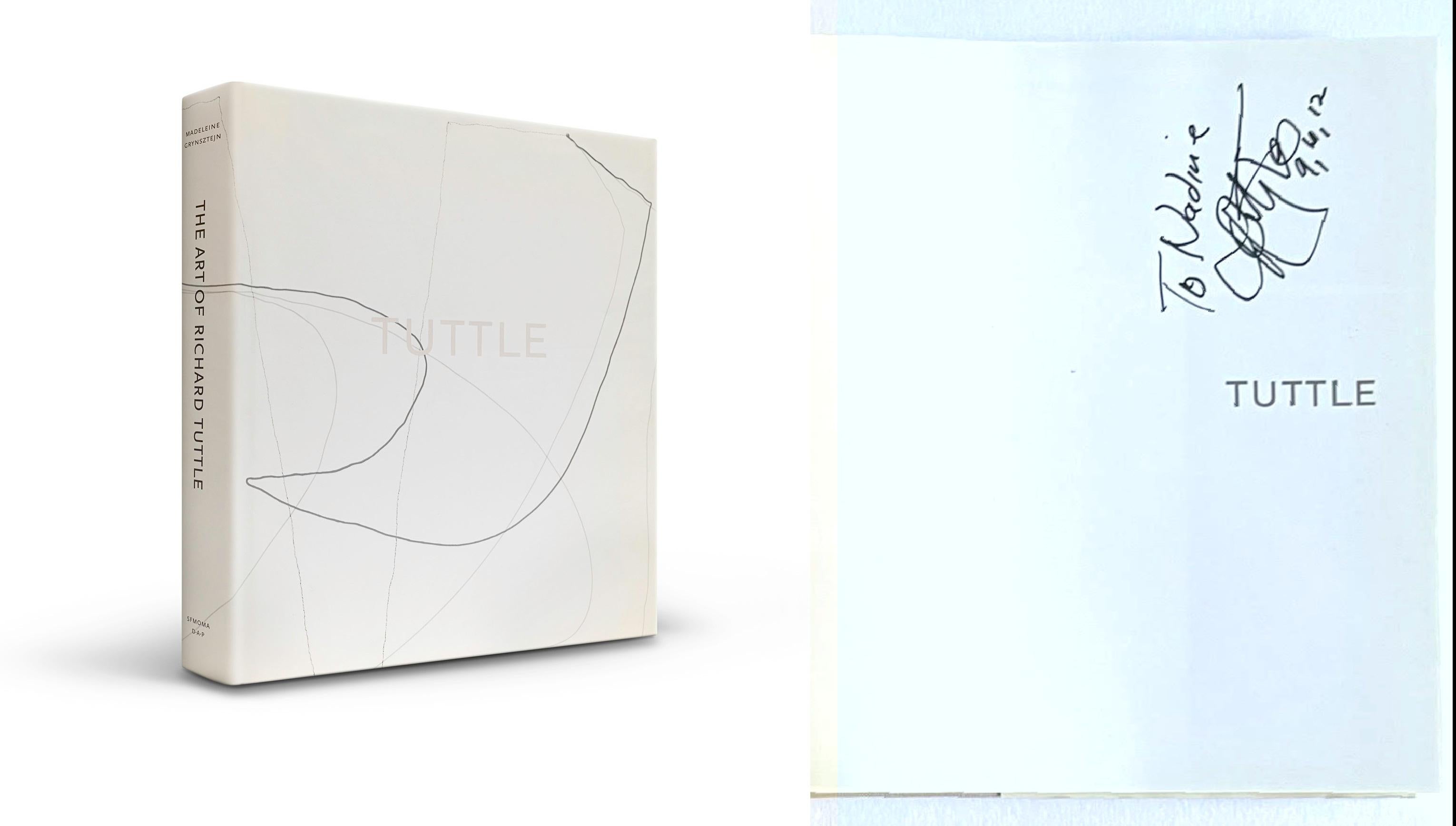 Richard Tuttle
The Art of Richard Tuttle (Hand signed, dated and inscribed by Richard Tuttle), 2005
Hardback monograph with dust jacket (Hand signed, dated and inscribed to Nadine by Richard Tuttle)
Hand signed, dated and inscribed to Nadine by