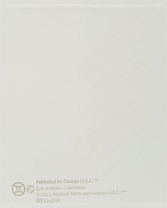 Richard Tuttle « Calm Down » de l'artiste pour Obama. Impression à tirage limité signée