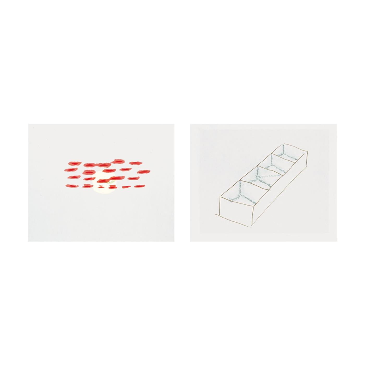 Richard Tuttle, „Homesick as a Nail“-Set aus Radierung und Siebdruck, Abstrakte Kunst im Angebot 1