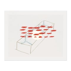 Vintage Richard Tuttle, Homesick as a Nail: Set of Etching and Screenprint, Abstract Art