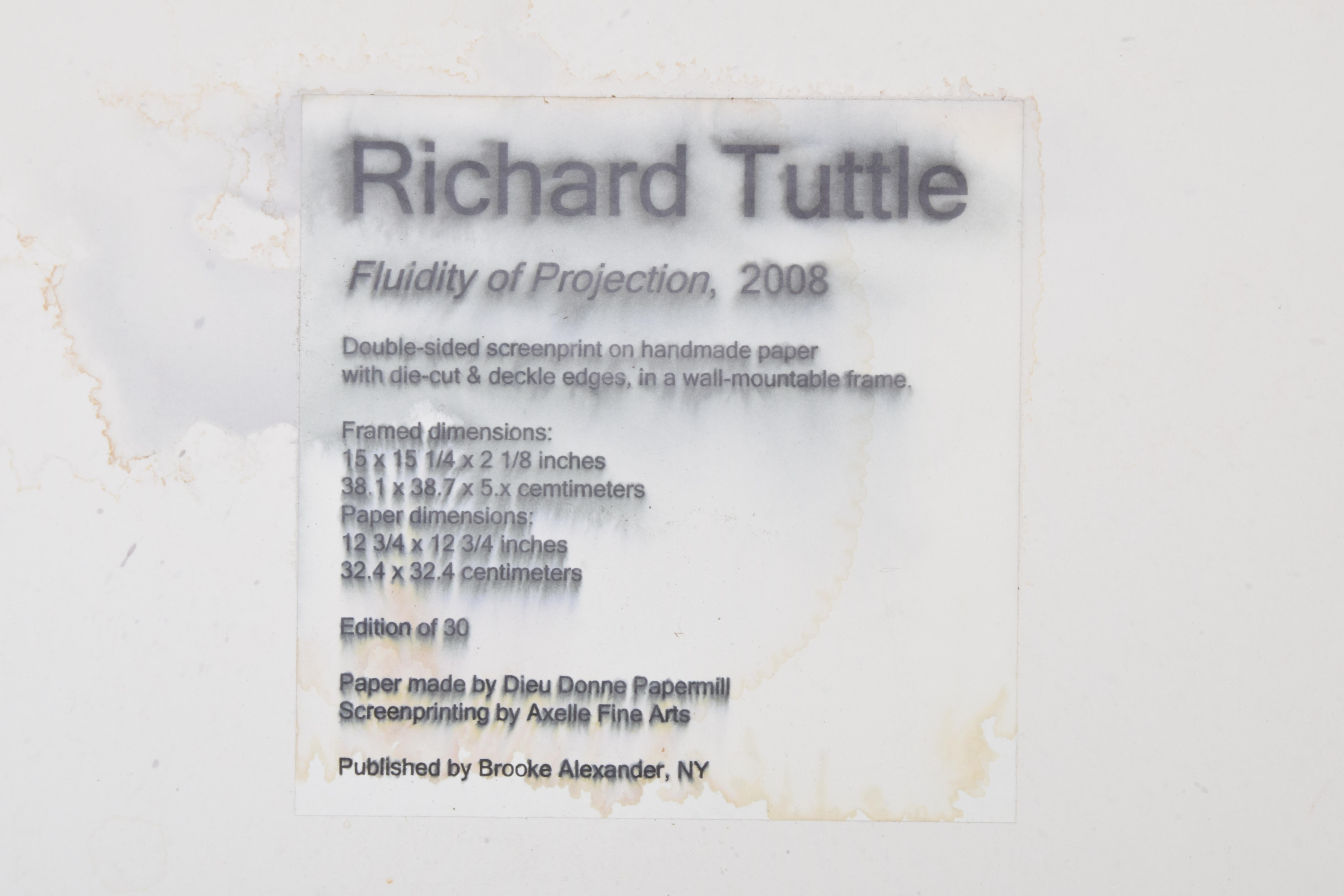 Richard Tuttle Double-Sided Screenprint, Signed Edition For Sale 3