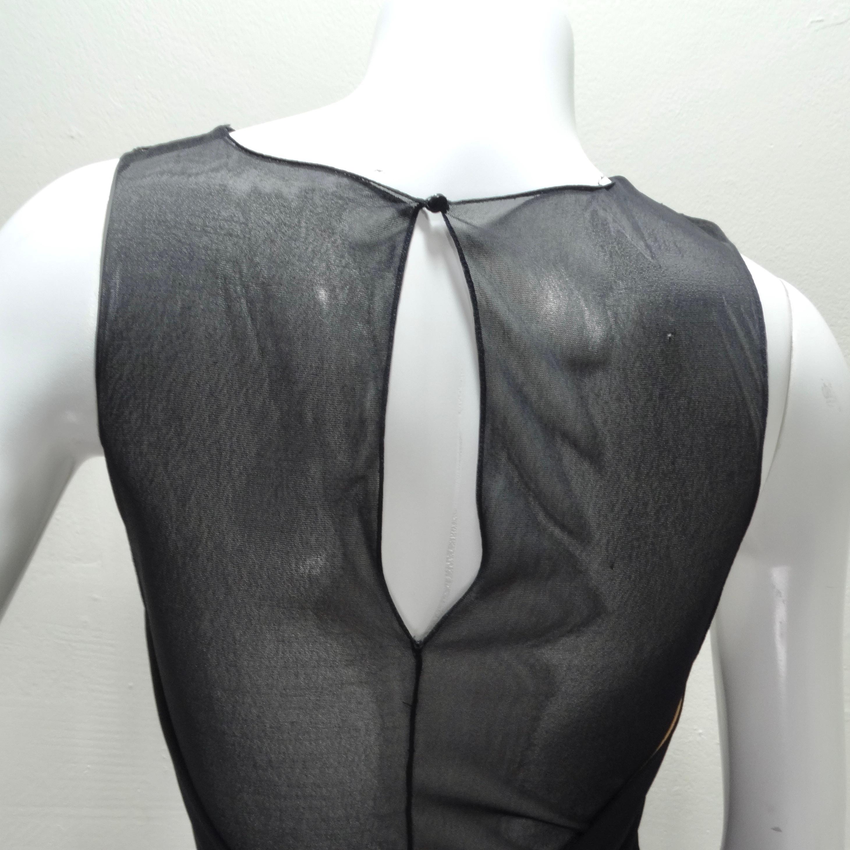 Richard Tyler Couture - Robe de soirée noire, années 1990 Unisexe en vente
