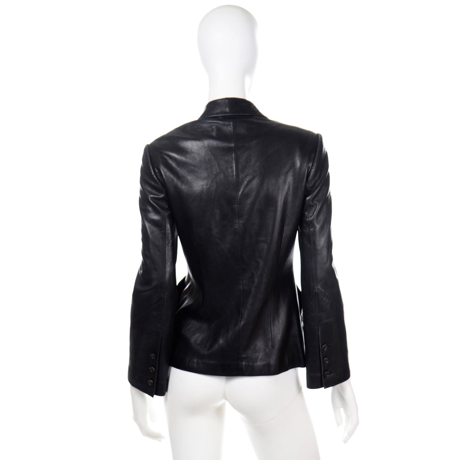 couture leather jacket