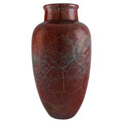 Richard Uhlemeyer '1900-1954', Germany, Large Floor Vase in Glazed Ceramics