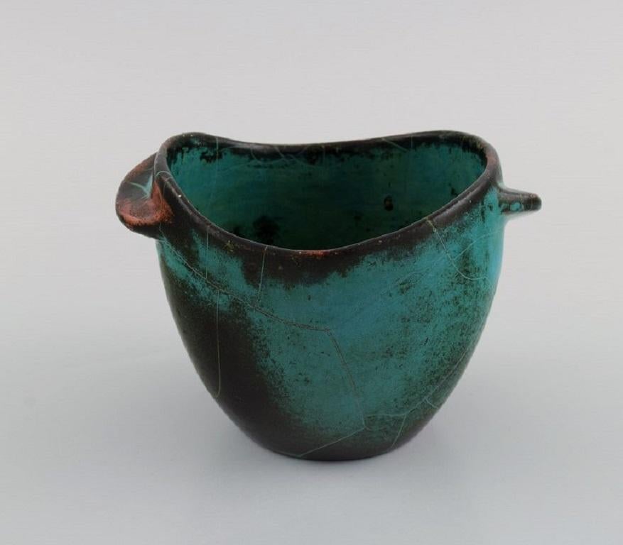 Modern Richard Uhlemeyer, Germany, Vase / Flowerpot in Glazed Ceramics