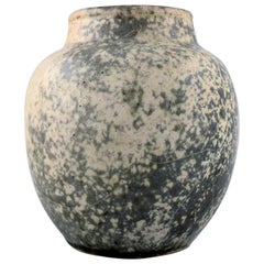 Richard Uhlemeyer, German Ceramist, Ceramic Vase, Beautiful Crackled Glaze