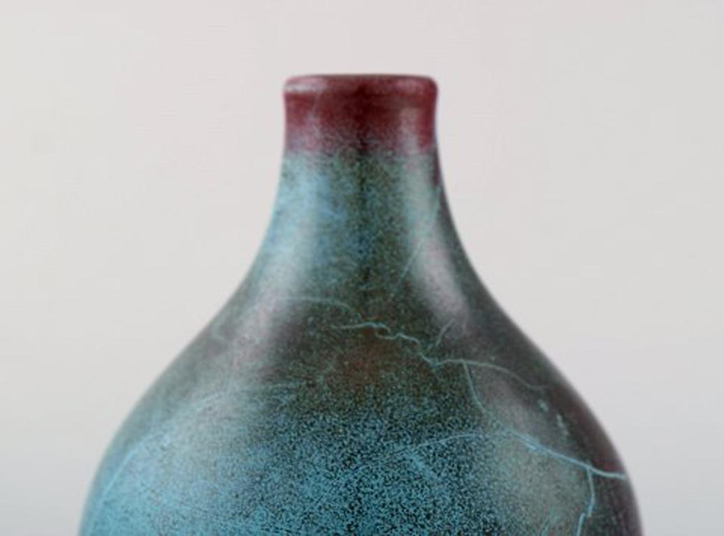Richard Uhlemeyer, German Ceramist, Ceramic Vase In Excellent Condition In Copenhagen, DK