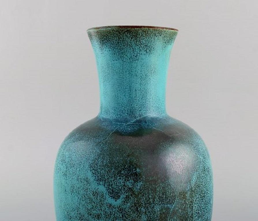 Richard Uhlemeyer, Germany, Vase in Glazed Ceramics, 1950s In Good Condition In Copenhagen, DK