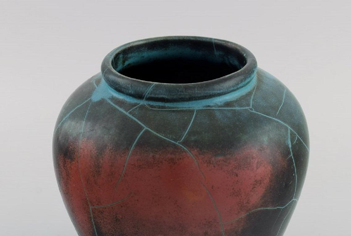Richard Uhlemeyer, Germany, Vase in Glazed Ceramics, 1950s In Excellent Condition In Copenhagen, DK