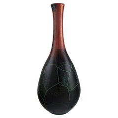 Retro Richard Uhlemeyer, Germany, Vase in Glazed Ceramics, 1950s